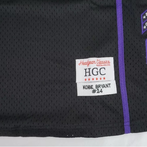 NWT [Headgear Classics] Kobe Bryant Legend Mamba Jersey #8 & #24 Men’s XS/S/M/L - Picture 8 of 15